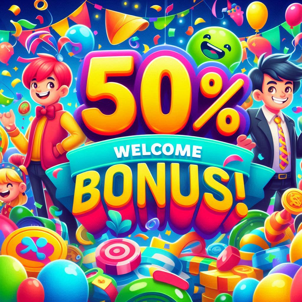 50% Welcome Bonus