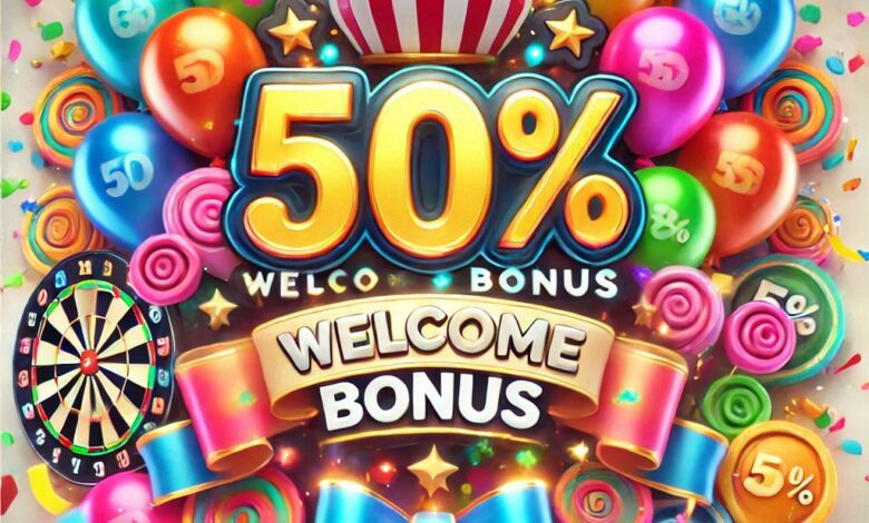 50% Welcome Bonus