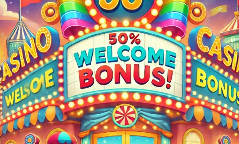 50% Welcome Bonus